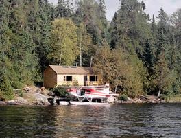 Remote outpost cabin on Penassi